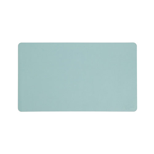 Smead Vegan Leather Desk Pads, 23.6" x 13.7", Light Blue