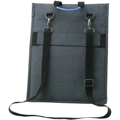 So-Mine Carrying Case for 12" to 15" Notebook - Gray - Tangle Resistant - Elastic Strap - Shoulder Strap - 1 Pack