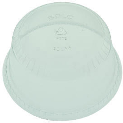 Solo Flat-Top Dome Cup Lids, Plastic, Fits 12-14, 20oz Cups, 50/Pack 20 Packs/Carton