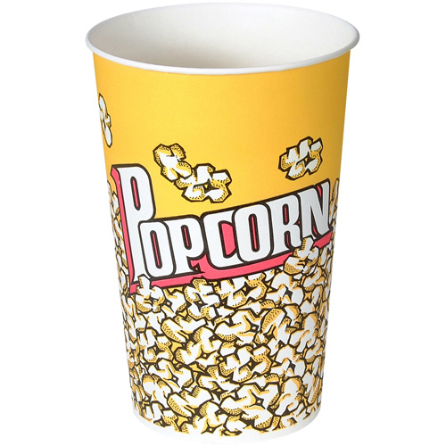 Solo Grease Resistant Paper Popcorn Bucket, 46 OZ