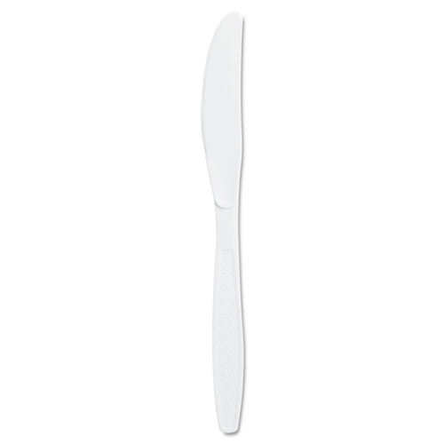 Solo Guildware Extra Heavyweight Plastic Knives, White, 100/Box