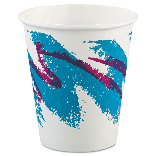 Solo Jazz Paper Hot Cups, 6oz, Polycoated, 50/Bag, 20 Bags/Carton