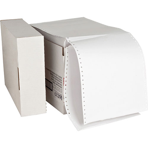 Sparco Computer Paper, Plain, 20 lb., 9 1/2"x11", 2550 SH, White