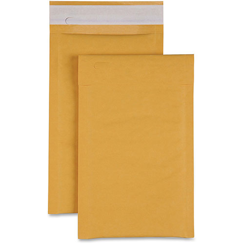 Sparco Cushioned Bubble Mailer, 6" x 10", 250/CT, Kraft