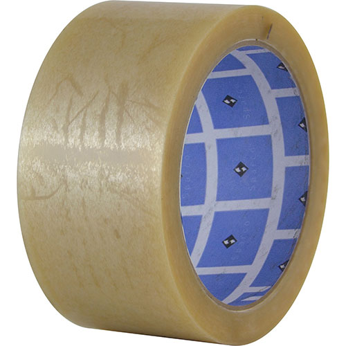 Sparco Nat Rubber Sealing Tape, 2.3Mil, 2" x 55 Yds, 36/CT, CL