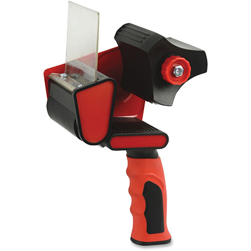 Sparco Packaging Tape Dispenser, 3", Red/Black