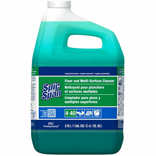 Spic and Span Floor Cleaner, Concentrate Liquid, 128 fl oz (4 quart), 3/Carton