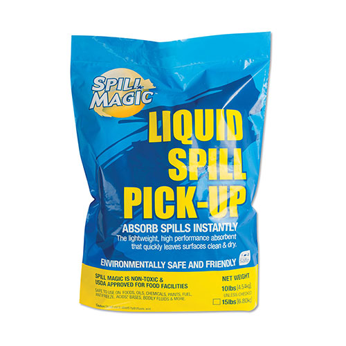 Spill Magic™ Sorbent, 25 lbs, Bag
