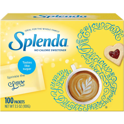 Splenda® Sugar Substitute Packets, 1.0g, 12BX/CT, YW