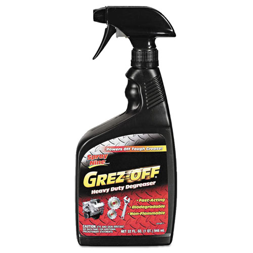 Spray Nine® Grez-off Heavy-Duty Degreaser, 32oz Spray Bottle, 12/Carton