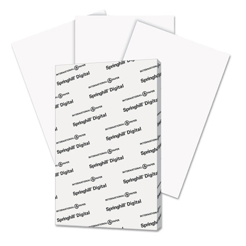 Springhill Digital Index White Card Stock, 92 Bright, 90lb, 11 x 17, White, 250/Pack