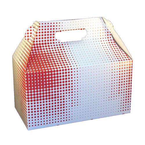 SQP Carryout Barn Box, 9.5x5x5" Motion design