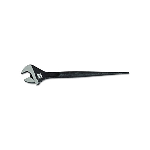 Stanley Bostitch Click-Stop® Adjustable Spud Wrench, 16-1/8 in L, 1-1/2 in Opening, Black Oxide