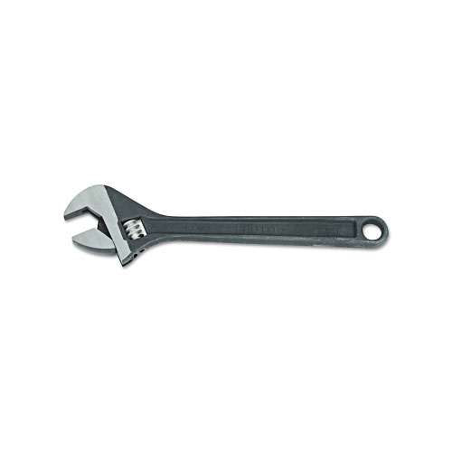 Stanley Bostitch Click-Stop Protoblack Adjustable Wrenches, 12" Long, 1 1/2" Opening, Black Oxide