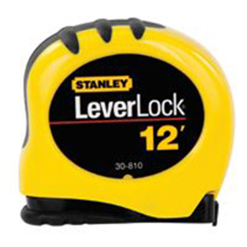 Stanley Bostitch LeverLock® Tape Rules, 1 in x 25 ft