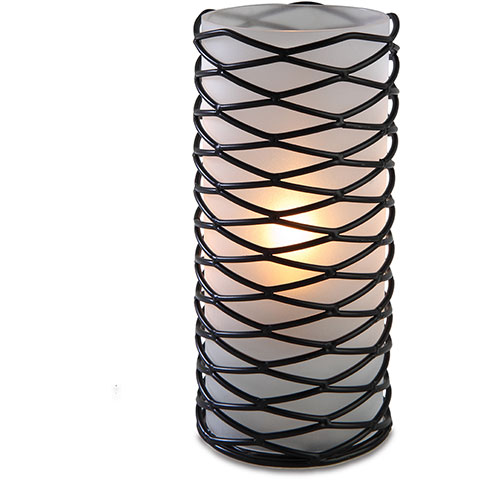 Sterno Brandy Diamond Flameless Candle Holder, Frost