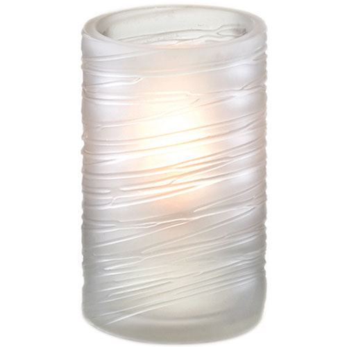 Sterno Katama Flameless Candle Holder, Frost