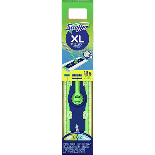 Procter & Gamble Swiffer Sweeper Dry/Wet XL Sweeping Kit - White, PGC01096