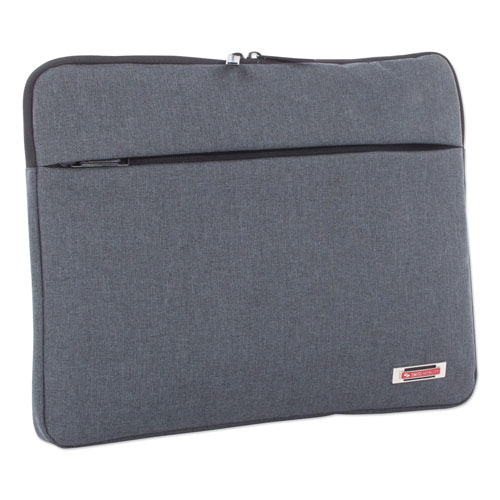 Swiss Mobility Sterling 14" Computer Sleeve, Holds Laptops 14.1", 1" x 1" x 10.5", Gray