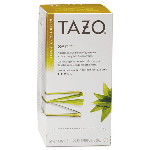 TAZO® Tea Bags, Zen, 1.82 oz, 24/Box