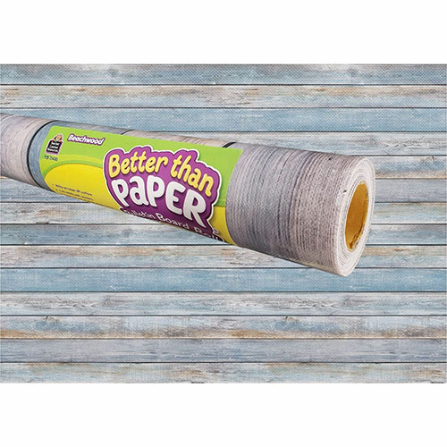 Teacher Created Resources Better Than Paper Board Roll, Bulletin Board, Classroom, 48"Width x 12 ft Length, Beachwood, 1 Roll, Multicolor