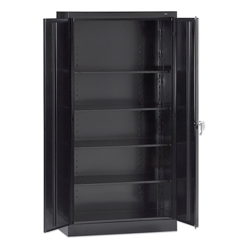Tennsco 72" High Standard Cabinet (Assembled), 30 x 15 x 72, Black