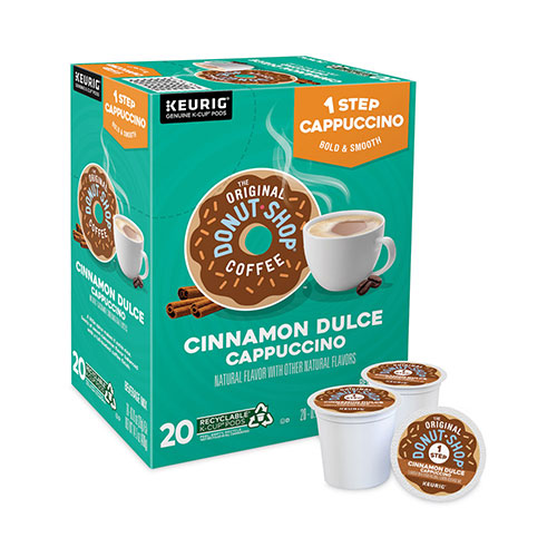 The Original Donut Shop® Classic Cappuccino K-Cups, 20/Box