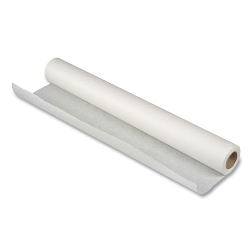 Tidi Products Choice Exam Table Paper Roll, Crepe Texture, 18" x 125 ft, White, 12/Carton