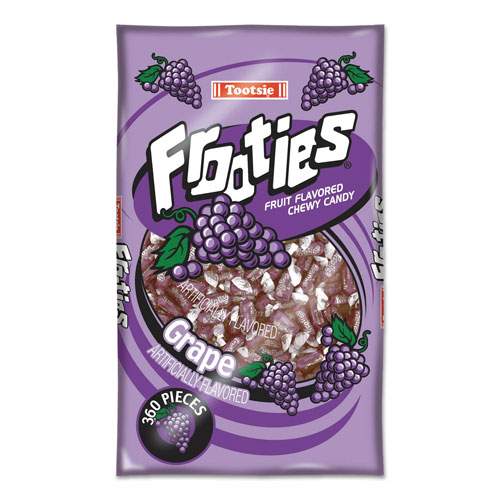 Tootsie Roll® Frooties, Grape, 38.8 oz Bag, 360 Pieces/Bag