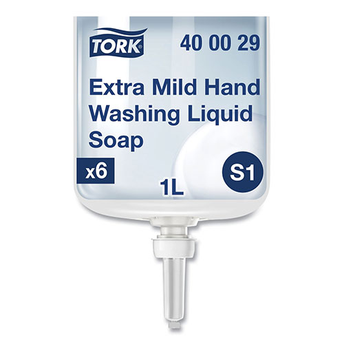 Tork Premium Extra Mild Soap, Unscented, 1 L Refill, 6/Carton