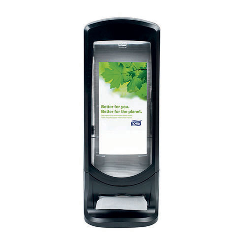 Tork Xpressnap Stand Napkin Dispenser, 9 1/4W x 9 1/4D x 24 1/2H, Black
