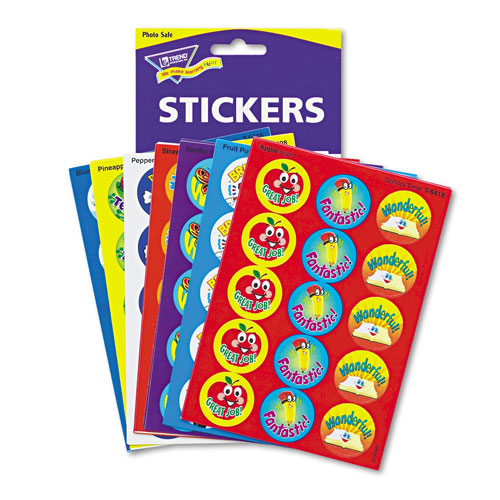 Trend Enterprises Stinky Stickers Variety Pack, Positive Words, 300/Pack