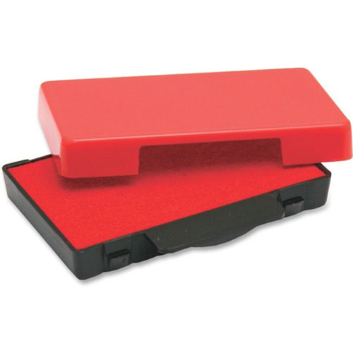 Trodat E4822 Replacement Red Ink Pad - 1 Each - Red Ink - Plastic