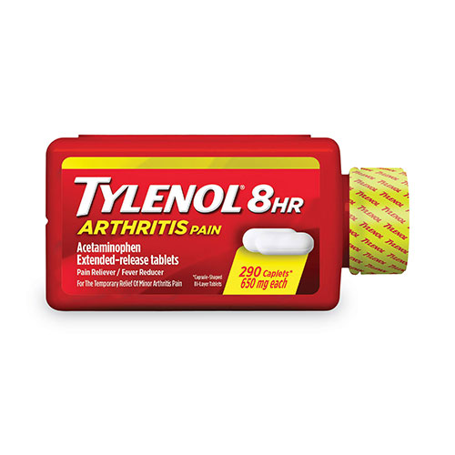 Tylenol® 8-Hour Arthritis Pain Extended Release Tablets, 650 mg, 290/Bottle