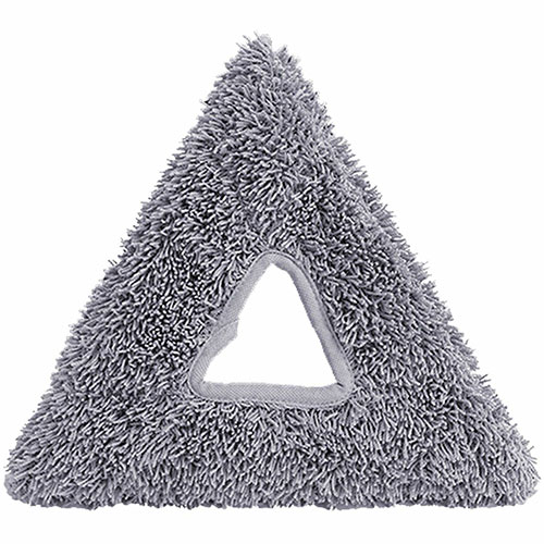 Unger Stingray Glass Washing Pads, 5/Carton, Triangle, Washing, Glass, Cleaning, Dirt Remover, Grime Remover, MicroFiber, Gray