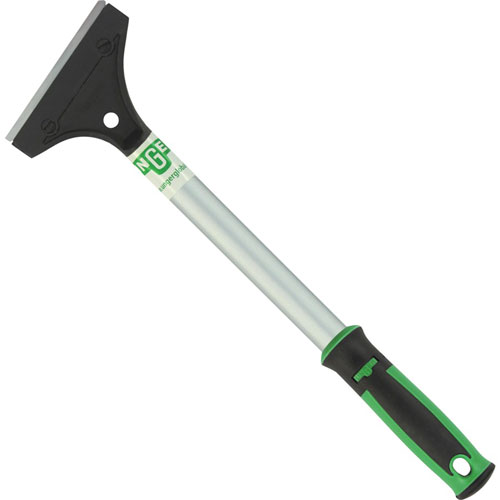 Unger Surface Scraper, F/4" Blades, 12" Handle, 10/Ct, Green/Black