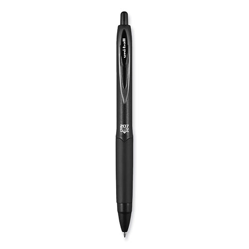 Uniball One Gel Pen 5 Pack, 0.7mm Medium Black Pens, Gel Ink Pens