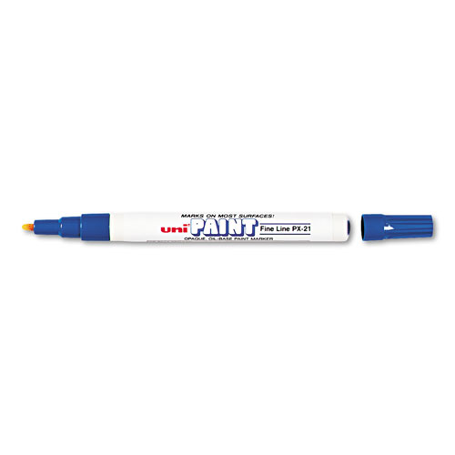uni®-Paint Permanent Marker, Fine Bullet Tip, Blue