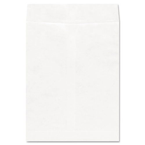 Universal Deluxe Tyvek Envelopes, #13 1/2, Square Flap, Self-Adhesive Closure, 10 x 13, White, 100/Box