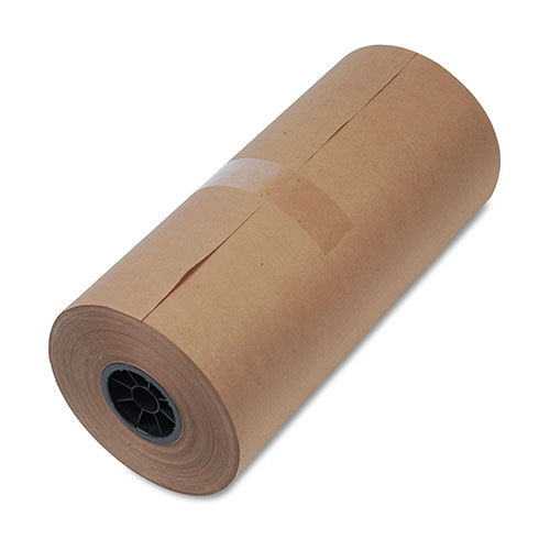 Universal High-Volume Mediumweight Wrapping Paper Roll, 40 lb Wrapping Weight Stock, 18" x 900 ft, Brown