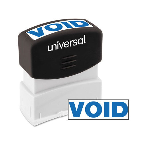 Universal Message Stamp, VOID, Pre-Inked One-Color, Blue