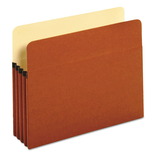 Universal Redrope Expanding File Pockets, 3.5" Expansion, Letter Size, Redrope, 25/Box