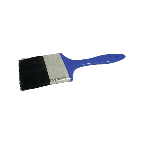 Weiler Chip & Oil Brushes, 3 in wide, 1 3/4 in trim, Black China, Plastic handle