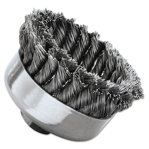 Weiler SR-4 General-Duty Knot Wire Cup Brush, .023