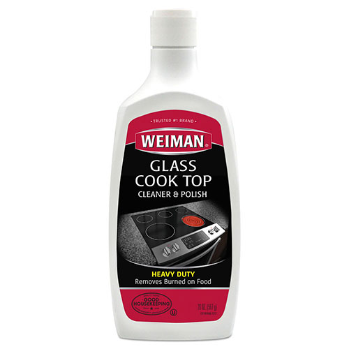 Weiman Products Glass Cook Top Cleaner and Polish, 20 oz, Squeeze Bottle, 6/CT