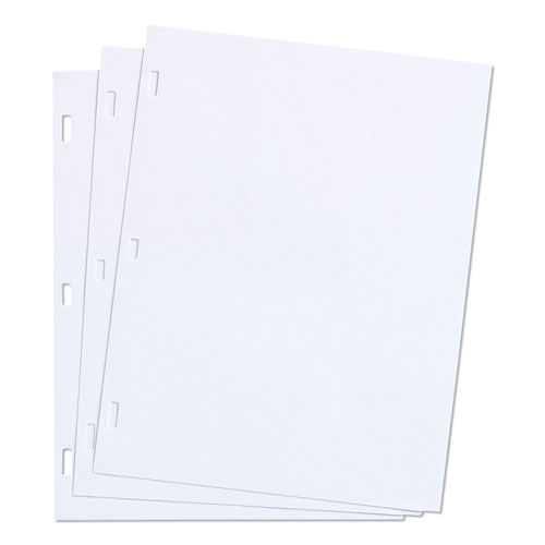 Wilson Jones Ledger Sheets for Corporation and Minute Book, White, 11 x 8-1/2, 100 Sheets