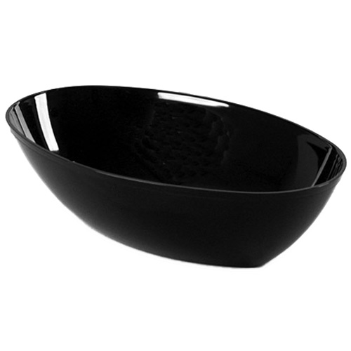 WNA Comet Plastic Serving Bowl, 64 OZ, Black