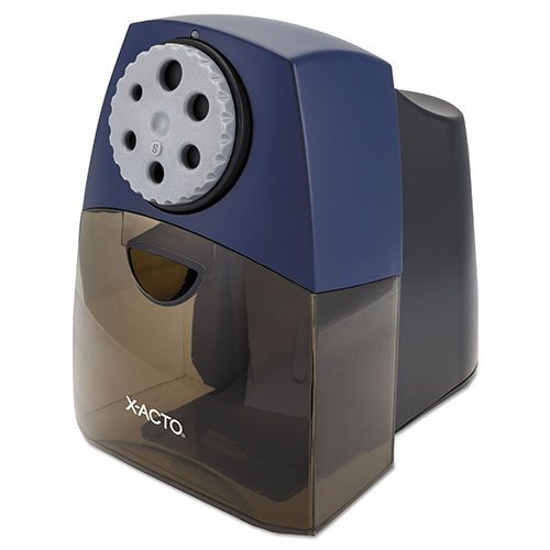 Model 1670 School Pro Classroom Electric Pencil Sharpener, AC-Powered, 4 x  7.5 x 7.5, Black/Gray/Smoke - Office Express Office Products