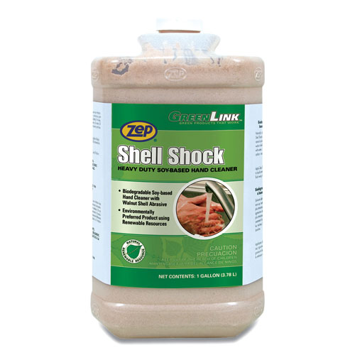 Zep Commercial® Shell Shock Heavy Duty Soy-Based Hand Cleaner, Cinnamon, 1 gal Bottle