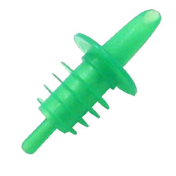 Spill-Stop Manufacturing Company Medium Green Plastic Pourer